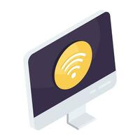 Modern design icon of smart screen vector