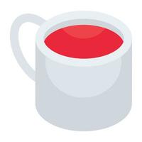 Modern design icon of tea cup vector