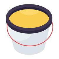 A perfect design vector of paint bucket