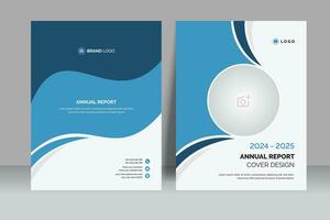 Corporate annual report cover design template. business book cover template. magazine, poster, brochure, presentation, cover design template. vector