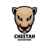 cheetah mascot logo esports illustration vector