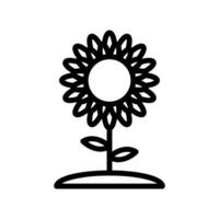 Flower icon vector or logo illustration style