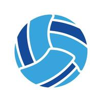 ball volly icon vector or logo illustration style