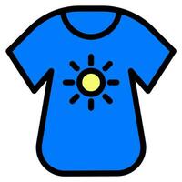 Shirt icon vector or logo illustration style