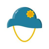 gorra verano icono vector o logo ilustración estilo