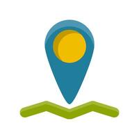 Map icon vector or logo illustration style