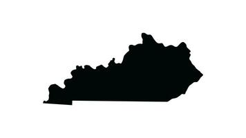 animation forming a map of the state of Kentucky video