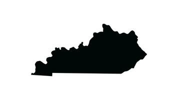 animation forming a map of the state of Kentucky video