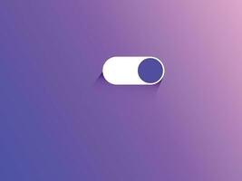 abstract user interface toggle switch vector illustration