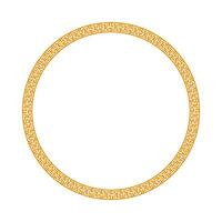 Chinese circle frame border. vector illustration element. Chinese new year traditional decor design