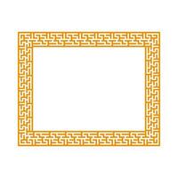 Chinese frame border. vector illustration element. Chinese new year traditional decor design