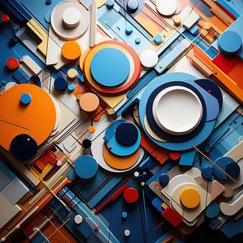 AI generated Colorful textured background vibrant pattern. Created with Generative AI photo