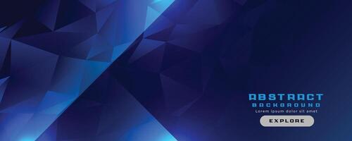 shiny low poly technology background vector