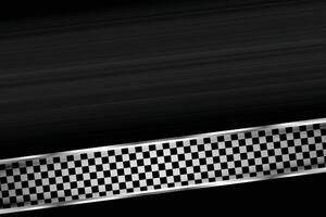 racing sports checkered flag style background vector