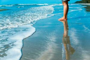 el mar playa en verano es muy hermosa. foto