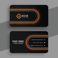 stylish red office business card template vector