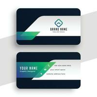 abstract modern stylish business card template vector