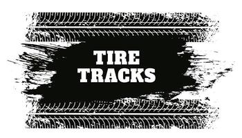 abstract tire track grunge texture background vector