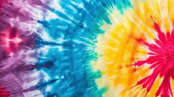 AI generated Tie dye pattern. Abstract background. photo