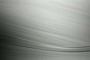 AI generated Metallic texture with smooth lines. photo
