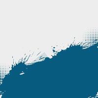 blue and white ink splatter grunge halftone background vector