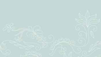 hand drawn floral background design vector