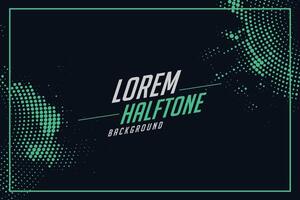 halftone background in turquoise color vector