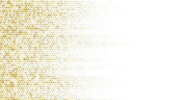 golden halftone pattern texture on white background vector