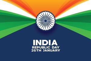 india republic day background in creaive style vector