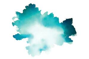 turquoise color watercolor texture background vector