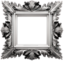 AI generated Vintage photo frame png