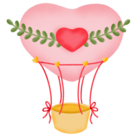 valentine air balloon png