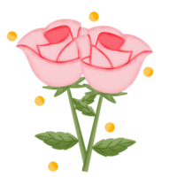 Rose fleur pour Valentin png
