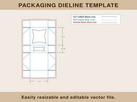 Pie Box, Dieline Template, Vector File