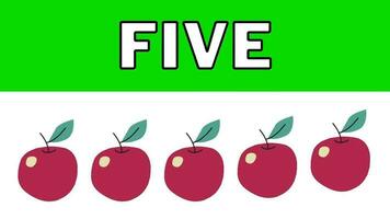 kids number counting for nursery rhymes class Preschool Learning Videos. video