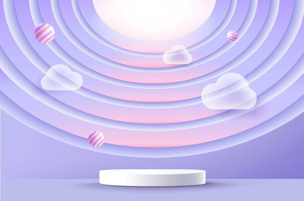 Abstract background, display scene presentation for product placement, 3d background