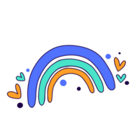 Cute Rainbow Sticker png