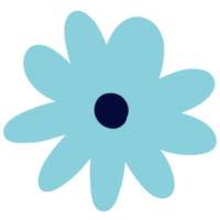 süß dekorativ Blume Aufkleber png