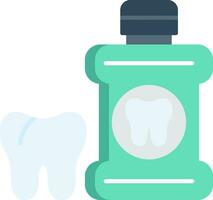 Mouthwash Flat Icon vector