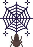 telaraña plano icono vector