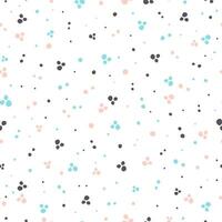 Seamless vector pattern with colorful spots on a white background. For wallpapers, wrapping paper, textiles, postcards, digital design. Cartoon design.