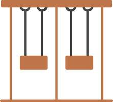 Swing Flat Icon vector