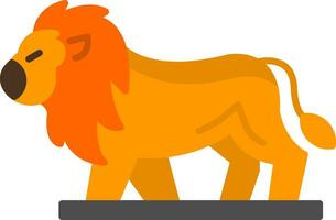 Lion Flat Icon vector