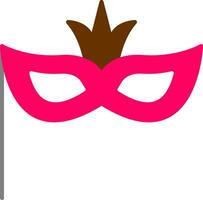 Carnival Mask Flat Icon vector