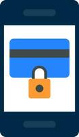 Secure Payment Flat Icon vector