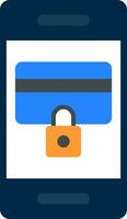 Secure Payment Flat Icon vector