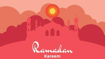 4k Video of Ramadan Kareem. Moslem, Muslim, Fasting, Islam, Religious, Mosque