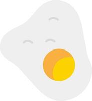 icono plano de huevos vector