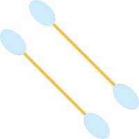 Cotton Swabs Flat Icon vector