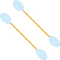 Cotton Swabs Flat Icon vector